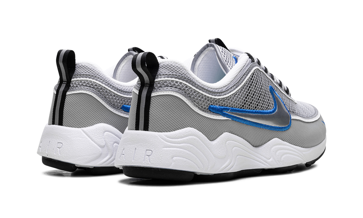Nike Zoom Spiridon "Metallic Silver / Signal Blue" HF9117 003