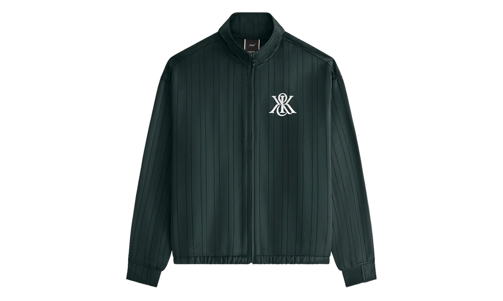 Wrenley Satin Crest Track Jacket "Green" KITH45