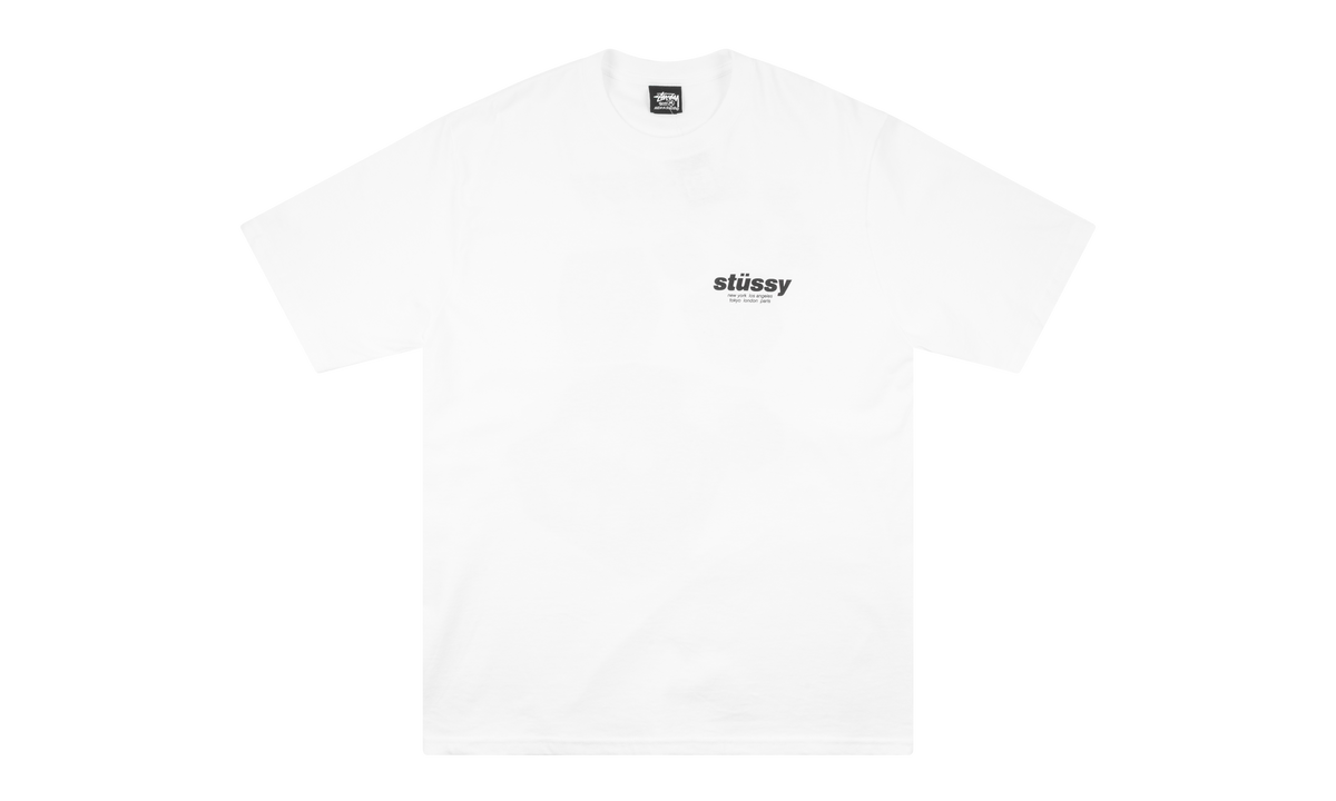 Stussy Rollers Tee "White" STUS32