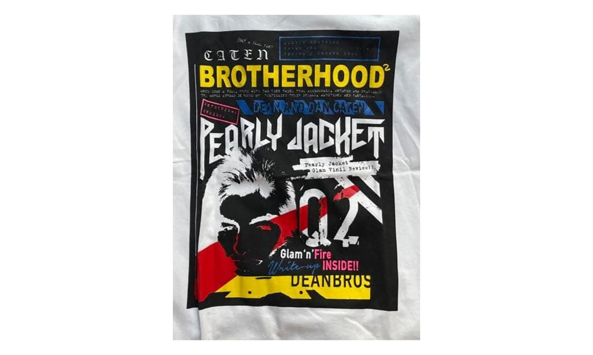 Dsquared2 Brotherhood Print Cotton T-Shirt "White" S72GC0976-S224844-100