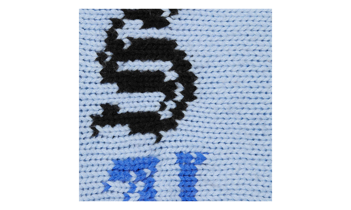 Supreme Old English Sleeves Sweater "SS26 - Light Blue" SU27138