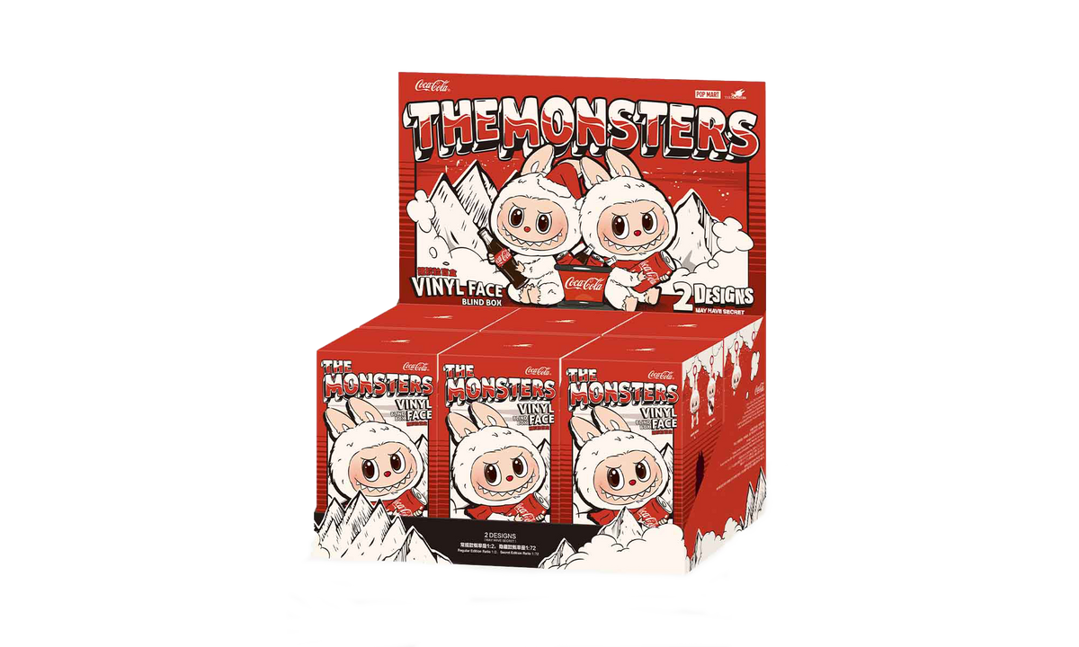 Pop Mart Labubu The Monsters Coca Cola Series "Vinyl Face Sealed Case (6 Blind Box)" LAB01