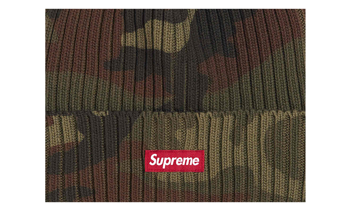 Supreme Overdyed Beanie "SS26 - Woodland Camo" SU27139
