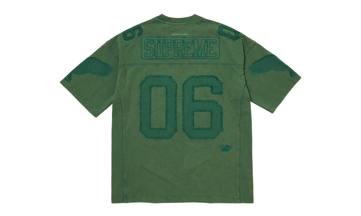 Supreme MM6 Maison Margiela Cotton Football Jersey "SS26 - Green" SU27176
