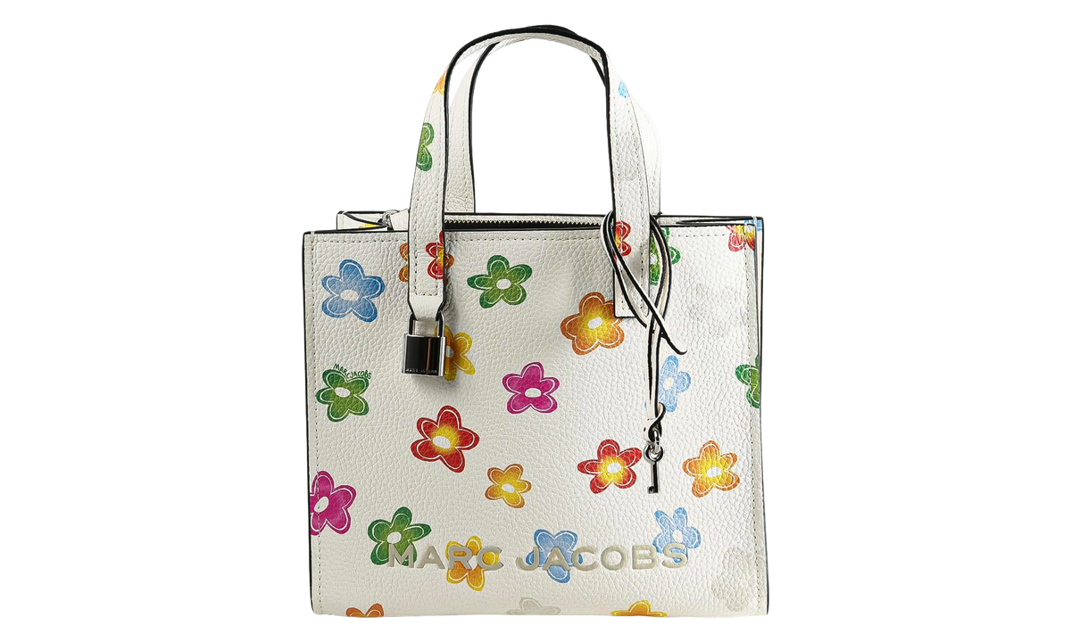 Marc Jacobs Mini Grind Wild Daisy Bold Grind Bag "White" 4P6HTT002H01 101