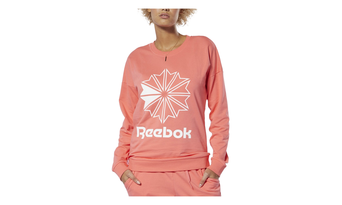 Reebok Classics French Terry Crew Sweatshirt WMNS "Bright Rose" DT7245