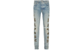 Amiri Camo Bones Jeans "Clay Indigo" PF22MDS027 408