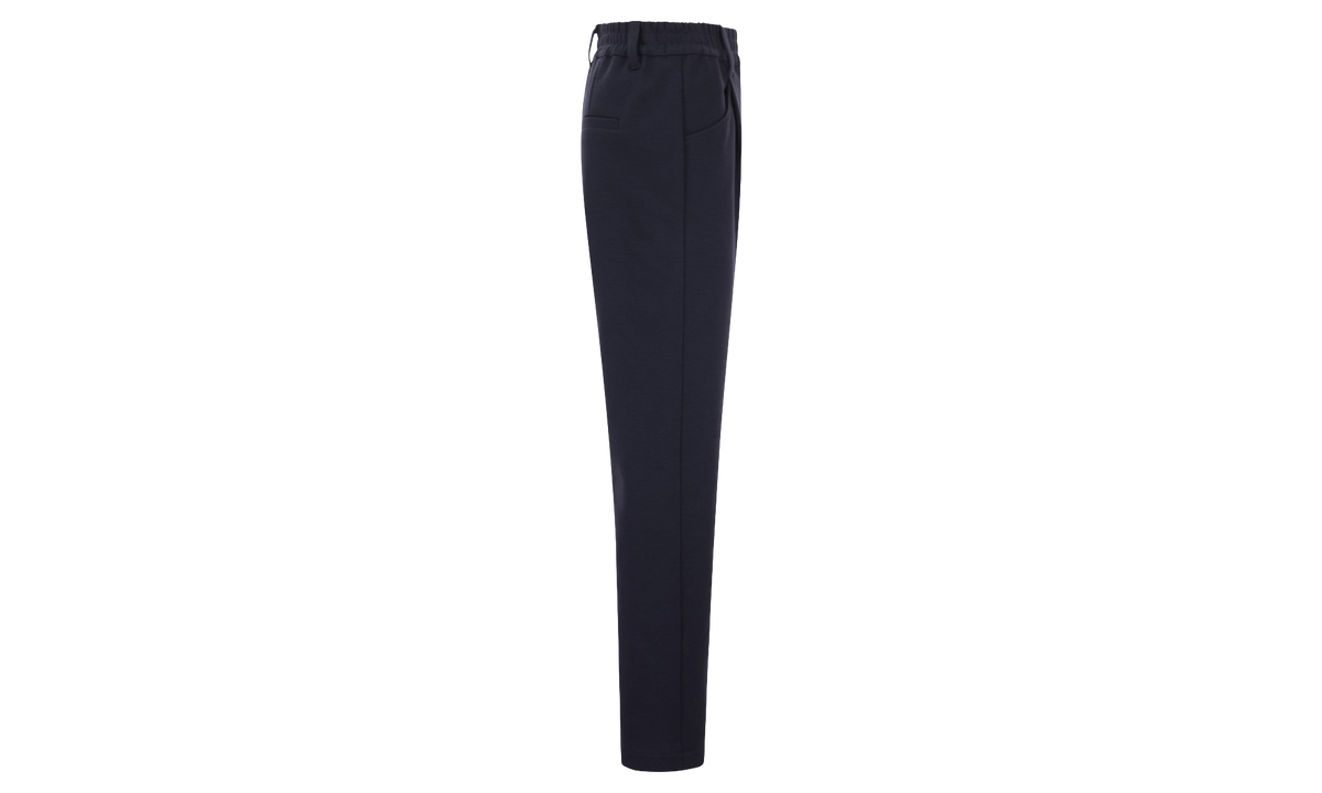 Brunello Cucinelli Tailored Trousers With Pleats WMNS "Navy" BRUN191