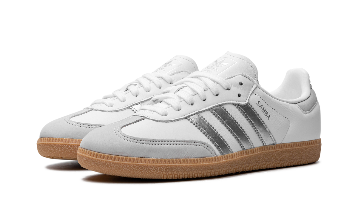 Adidas Samba OG WMNS "White Silver Metallic Grey" JI2725