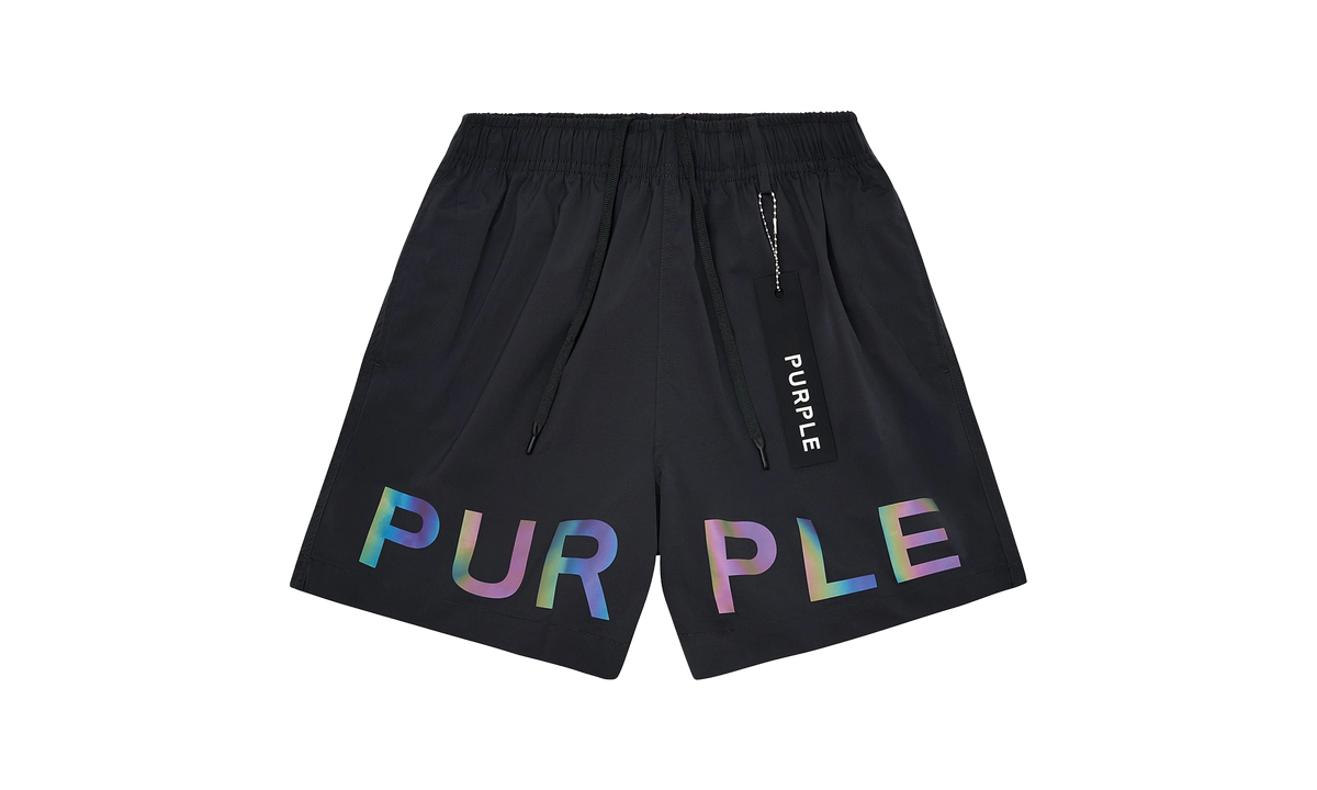PURPLE BRAND Word Mark Short "Black" P504 PBHW225