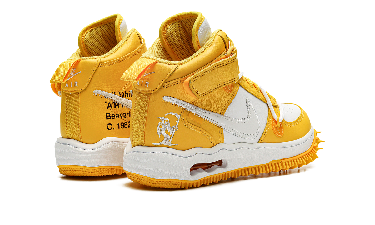 Nike Air Force 1 Mid "Off-White - Varsity Maize" DR0500 101