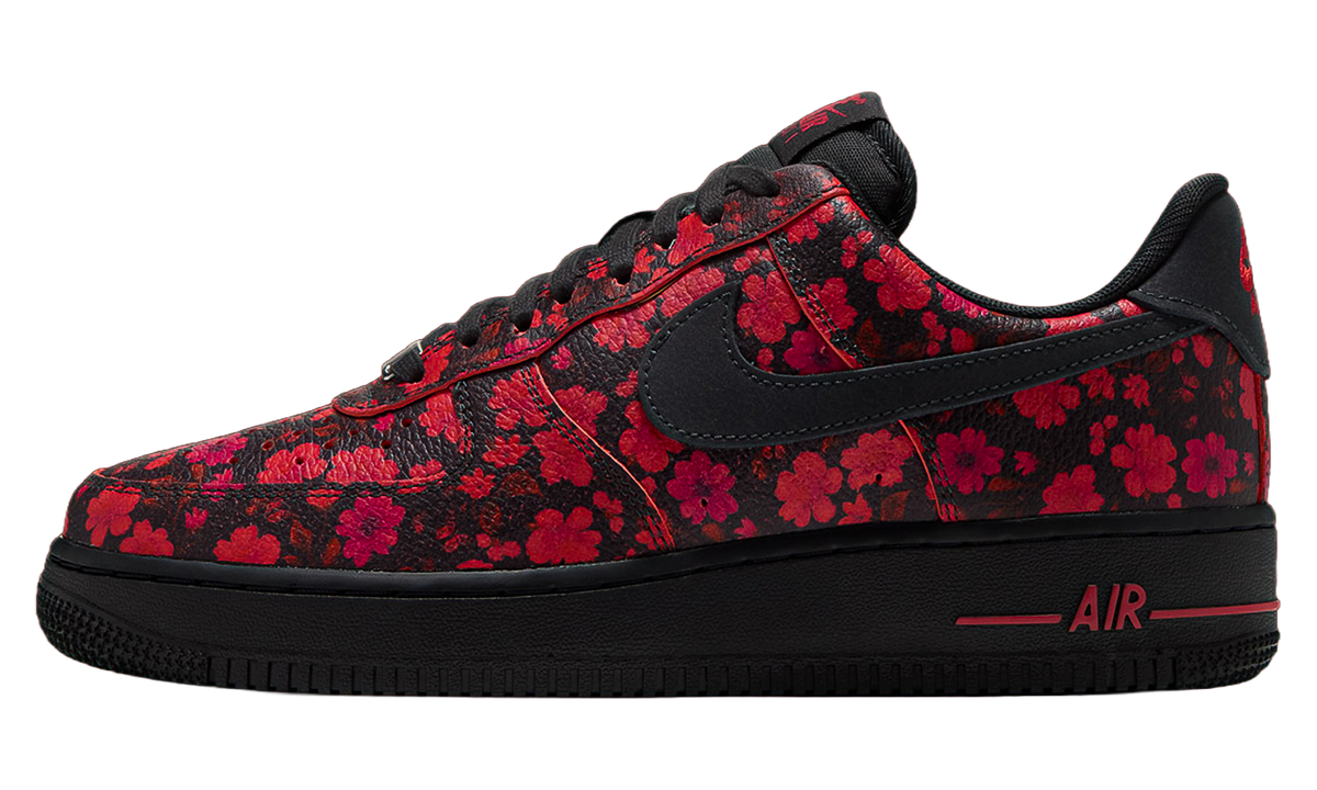 Nike Air Force 1 Low '07 WMNS "Floral Off Noir Cinnabar" IR8617 900