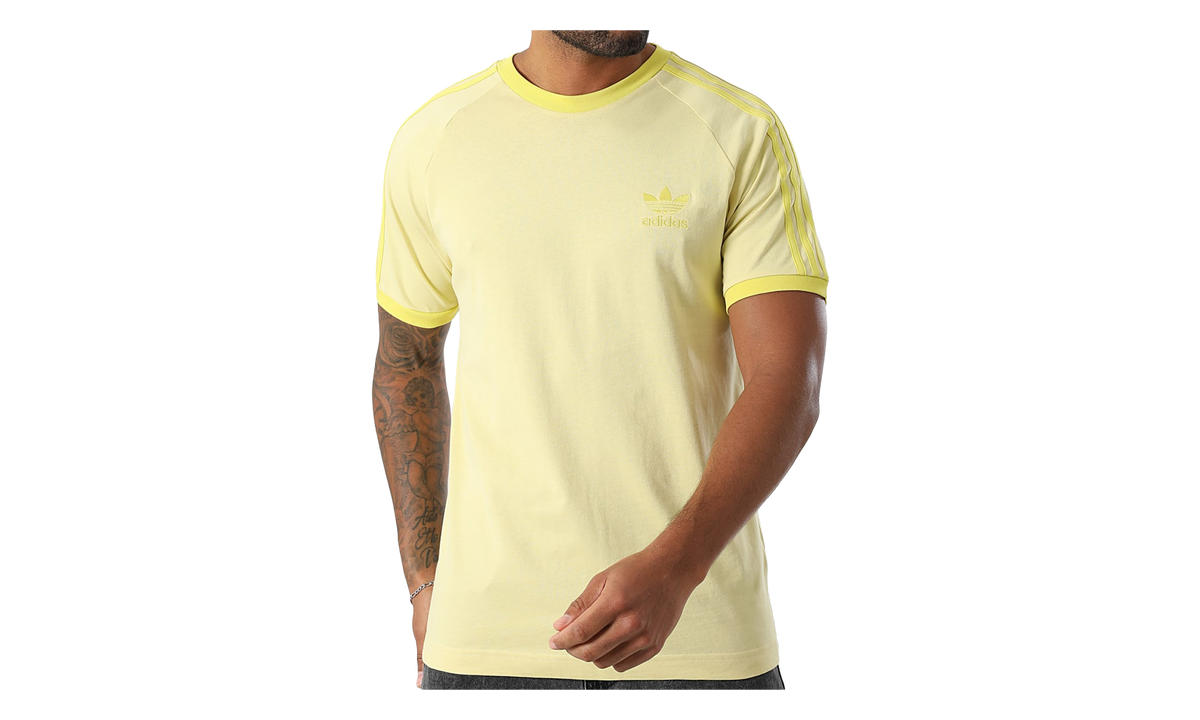 Adidas Originals Adicolor Classics 3-Stripes Tee "Powder Yellow" JN7021