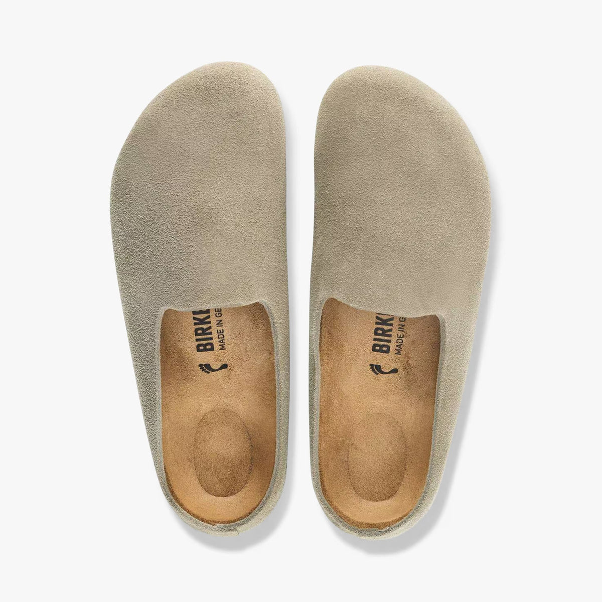Birkenstock Amsterdam Wrapped Suede / Taupe