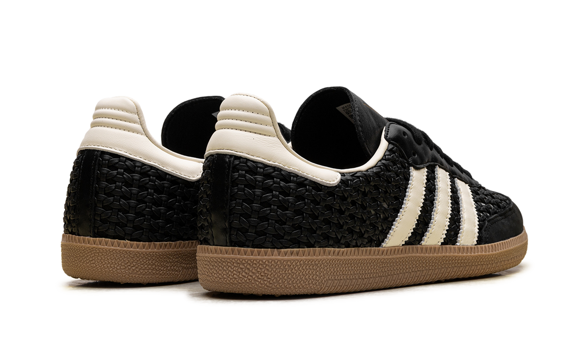 Adidas Samba OG WMNS "Basketweave Black Cream White" HQ9282