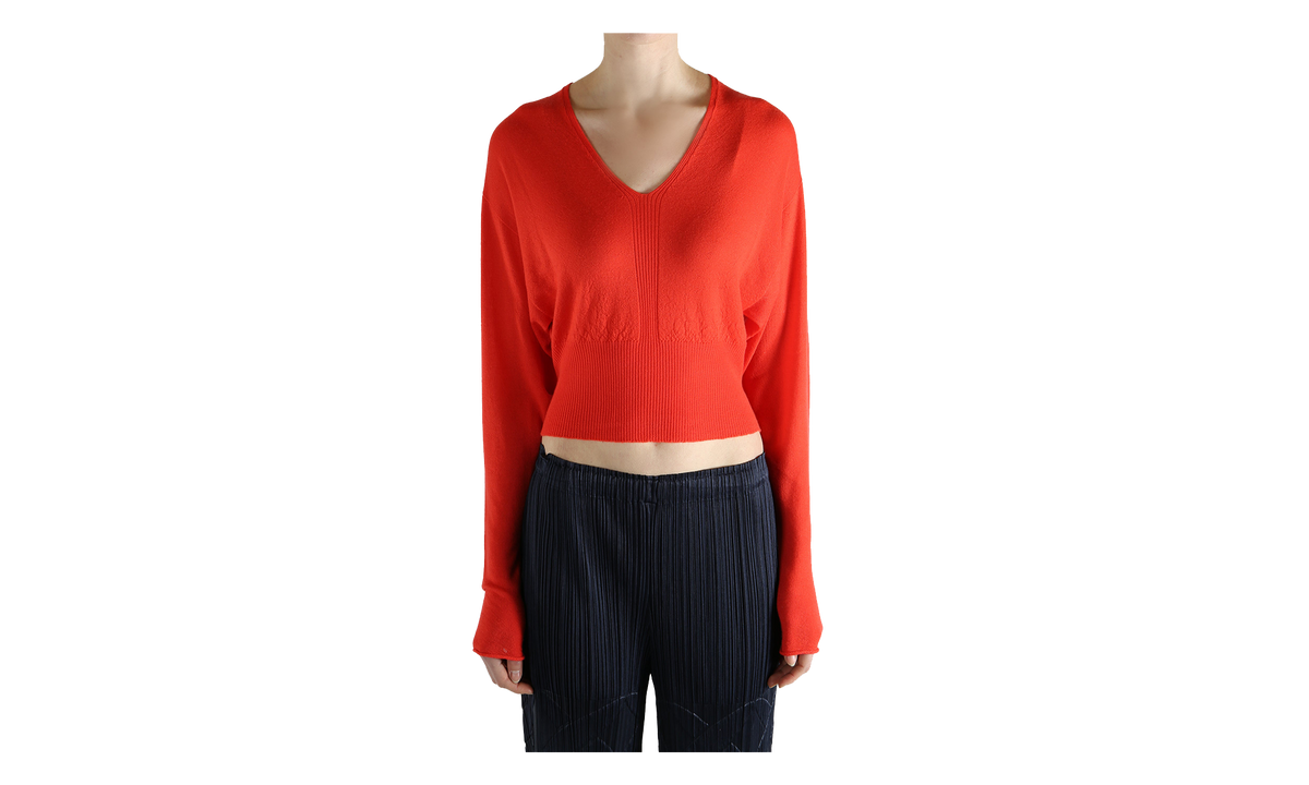 Rick Owens V Cropped Top WMNS "Coral" RP01F6665 WS 83