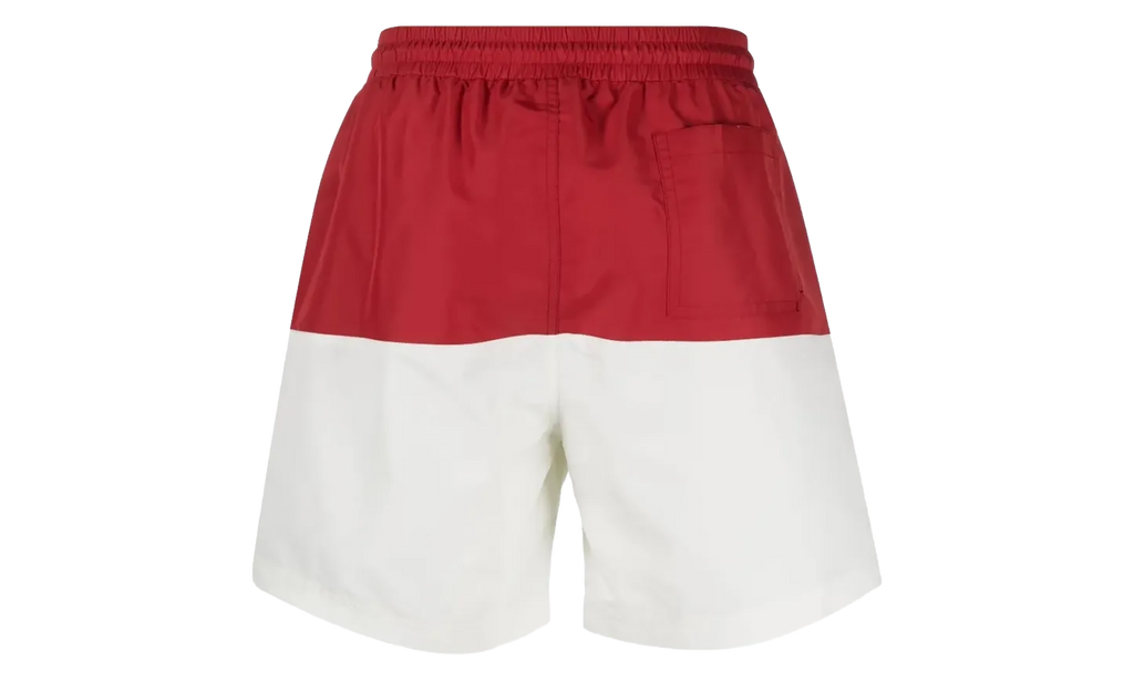 BRUNELLO CUCINELLI Two-Tone Swim Shorts "Red and White" BRUN067
