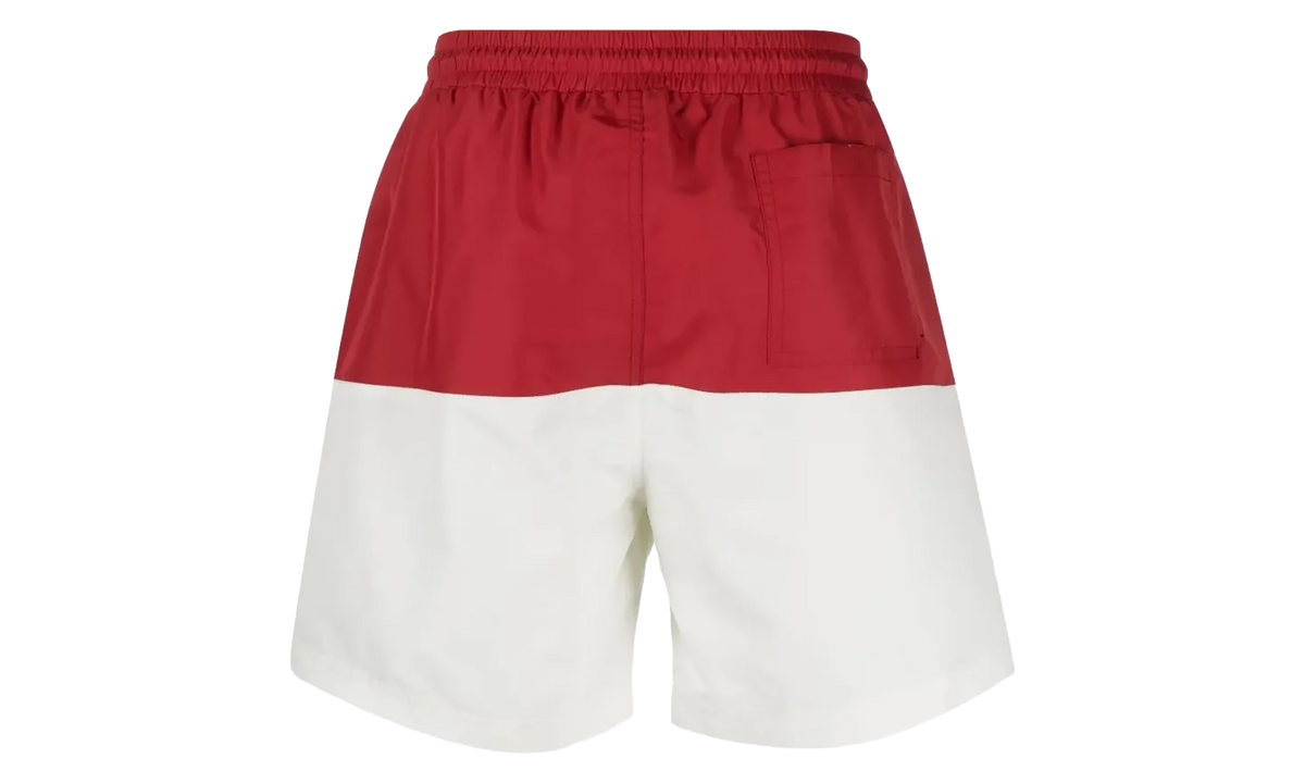 BRUNELLO CUCINELLI Two-Tone Swim Shorts "Red and White" BRUN067