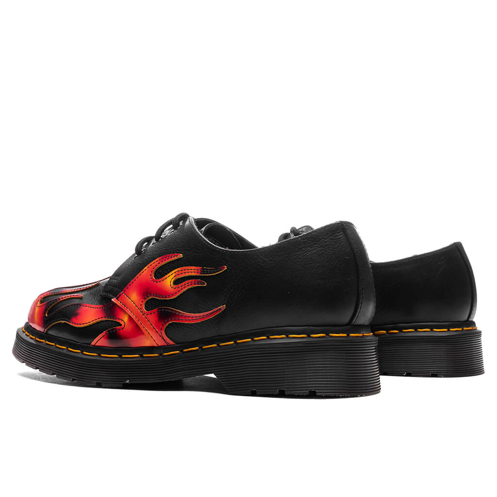 Dr. Martens 1461 Flame - Black/Vibrant Red/Dms Yellow