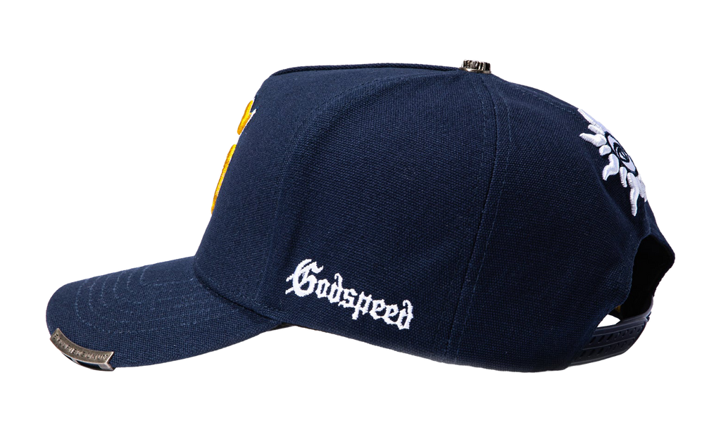 Godspeed New York G Logo Snapback Cap "Navy / Yellow" GS213