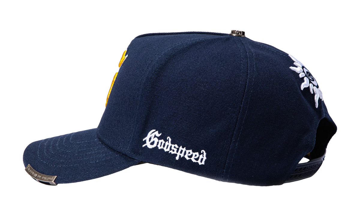 Godspeed New York G Logo Snapback Cap "Navy / Yellow" GS213
