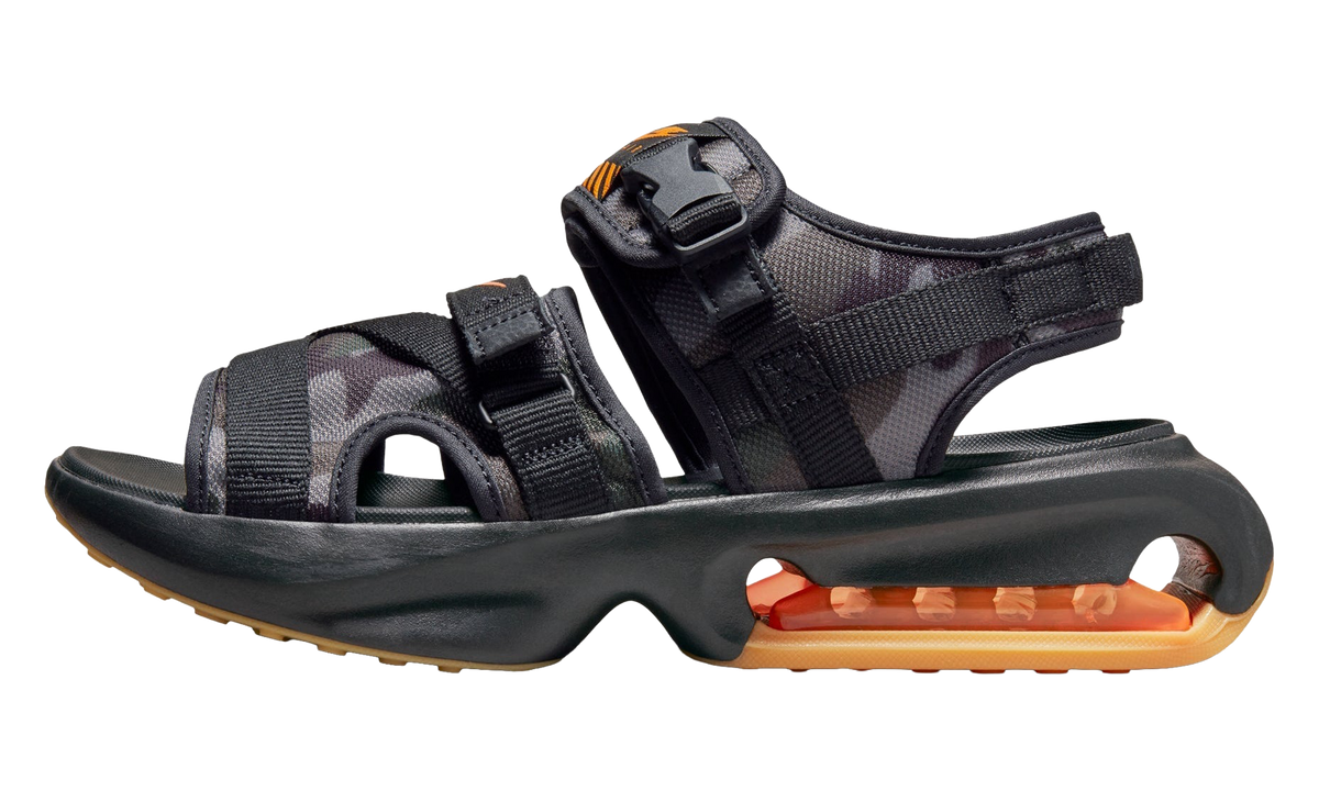 Nike Air Max Sol Sandal "Black / Gum Light Brown / Cargo Khaki / Vivid Orange" FJ5446 010