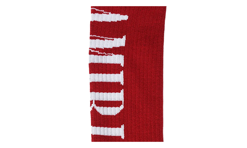 Amiri Solid Core Logo Socks "Red" PS23MHR007 610