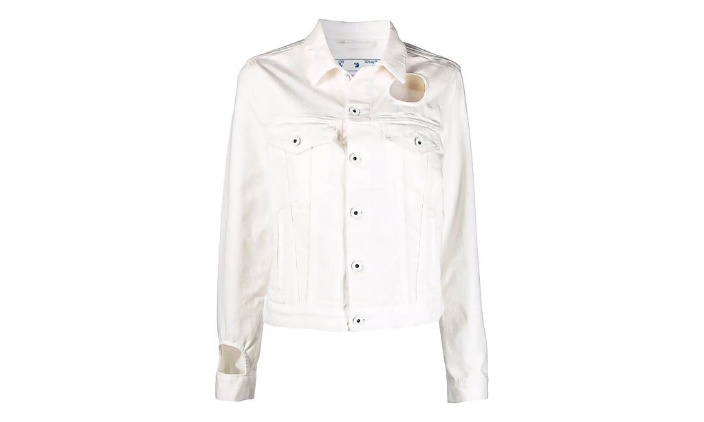 Off-White Meteor Regular Jacket WMNS "White" OWYE027C99DEN0020100