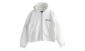 Balenciaga Salon de Couture Regular Fit Zip-Up Hoodie WMNS "White" 851236 TUVD9 9000