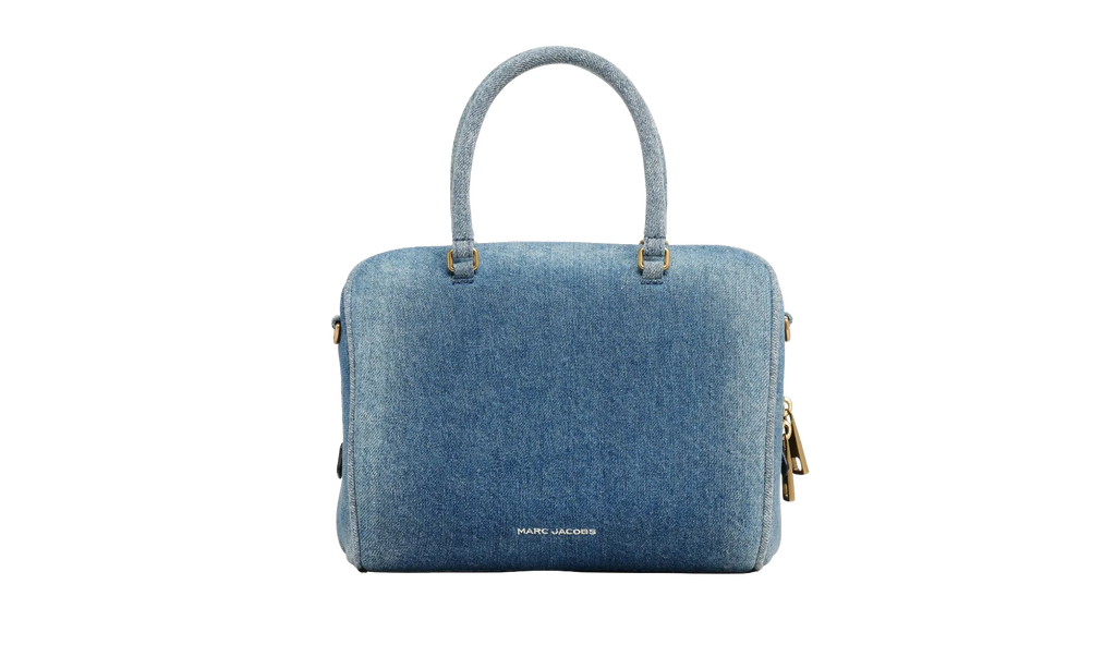 Marc Jacobs The Small Bauletto Denim Bag "Medium Wash" 2P6HSC011H02 492