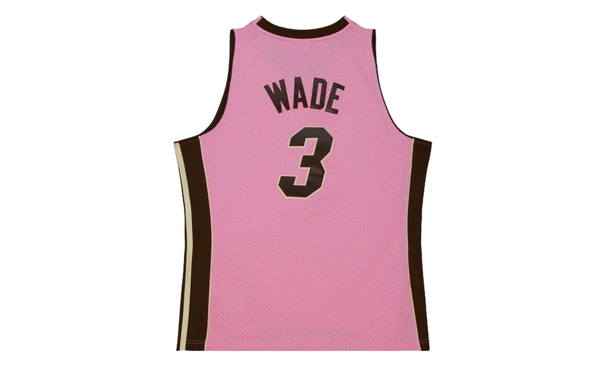 Mitchell & Ness PINK SUGAR BACON SWINGMAN JERSEY "HEAT 2005 DWYANE" TFSM6696 MHE05DWAPINK