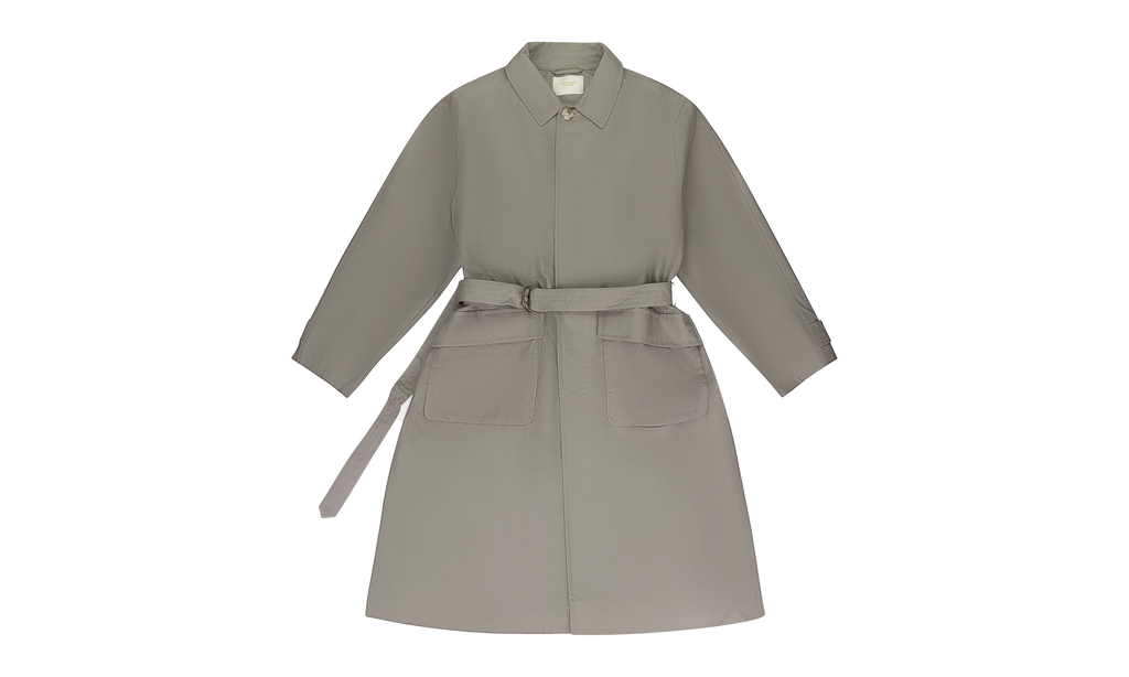 Aime Leon Dore BELTED TOPCOAT "Grey" ALD MOTW 0012