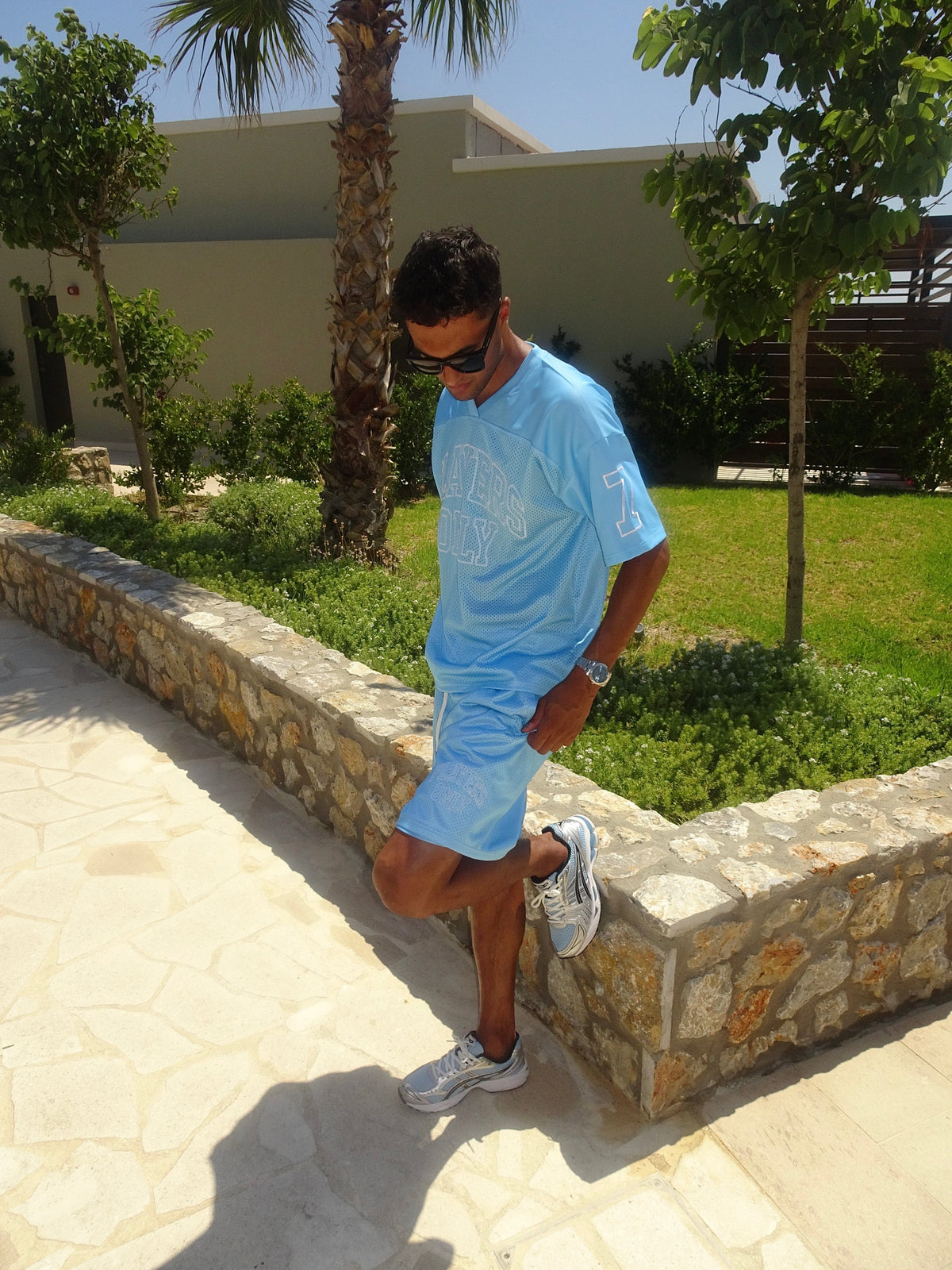 PLAYERS ONLY BLUE MESH JERSEY