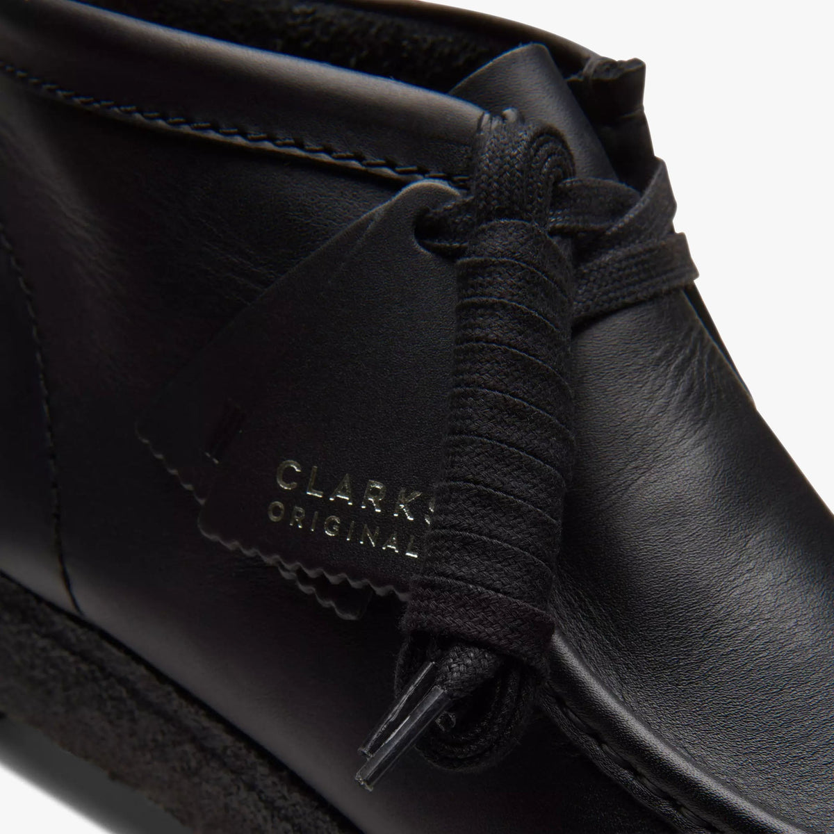 Clarks Originals Clarks Wallabee Boot / Black Leather