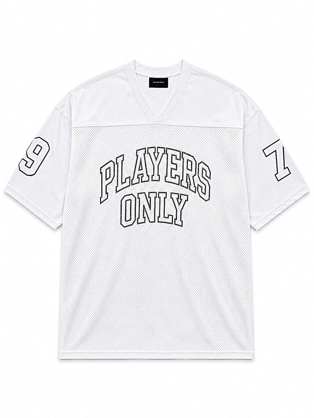 PLAYERS ONLY WHITE MESH JERSEY