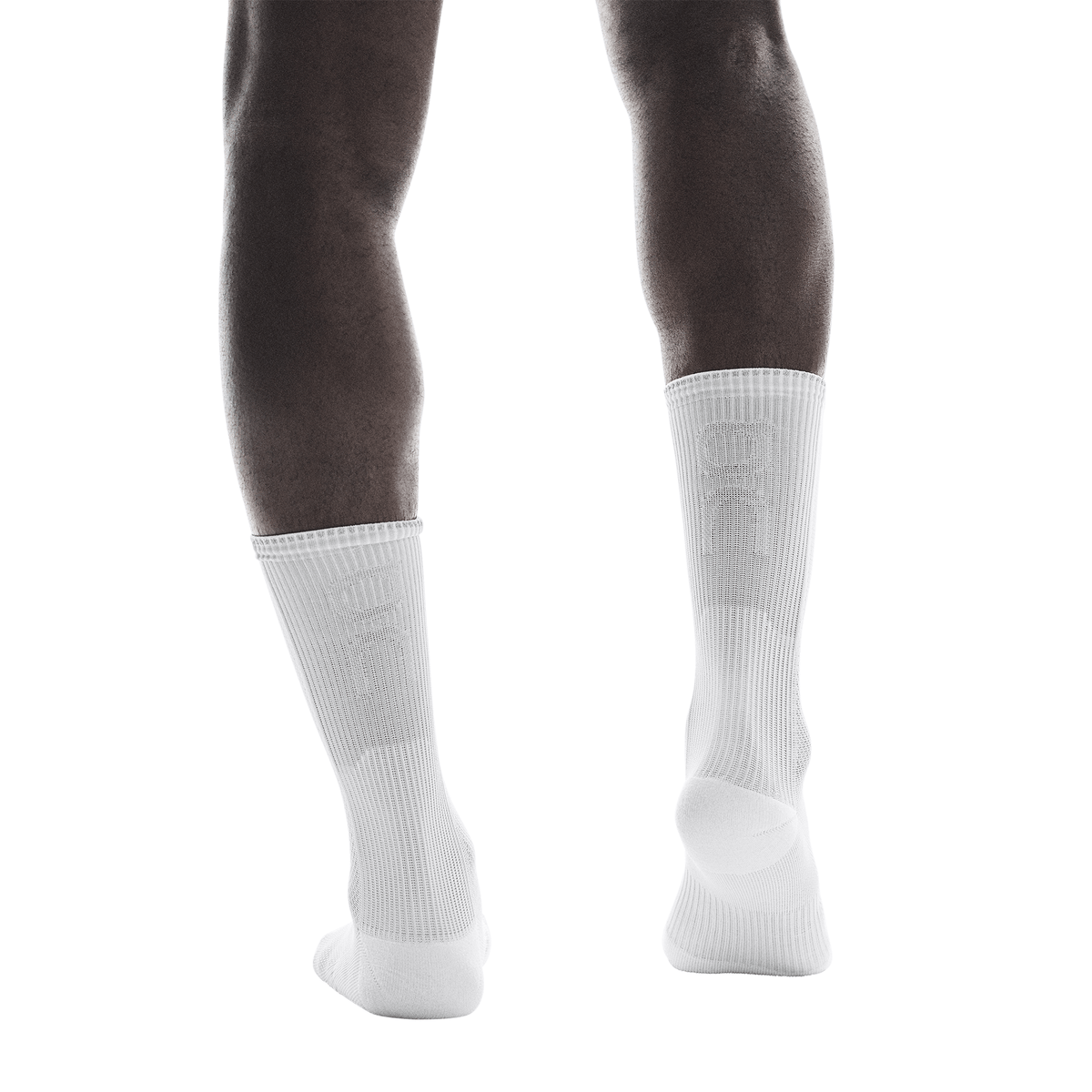 On Performance Run Sock High 'White Glacier'
