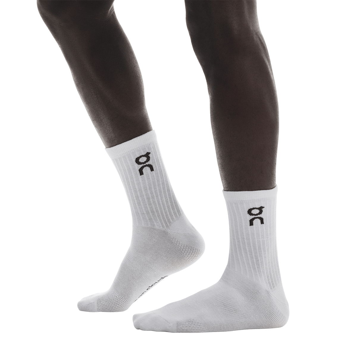 On Logo Sock High 3P 'White'