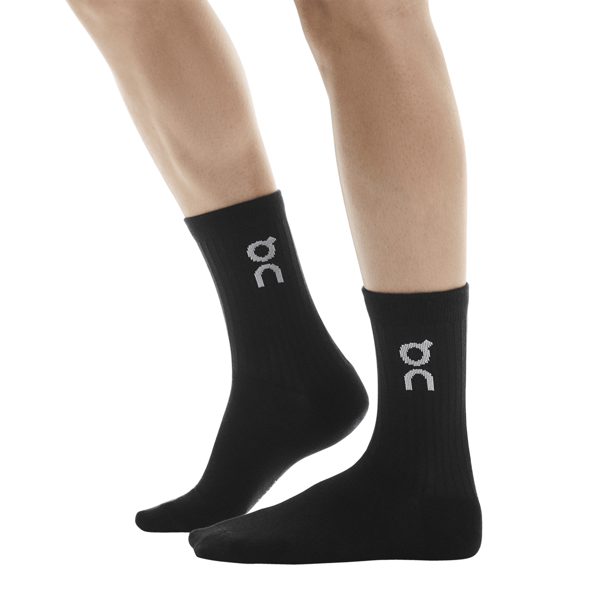 On Logo Sock High 3P 'Black'