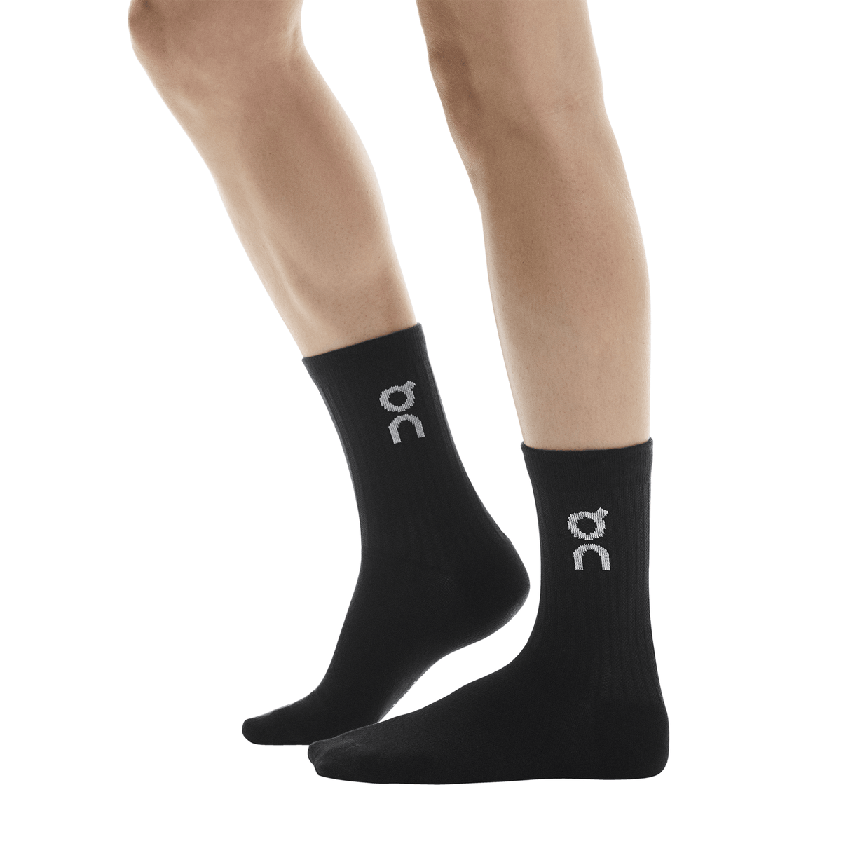 On Logo Sock High 3P 'Black'