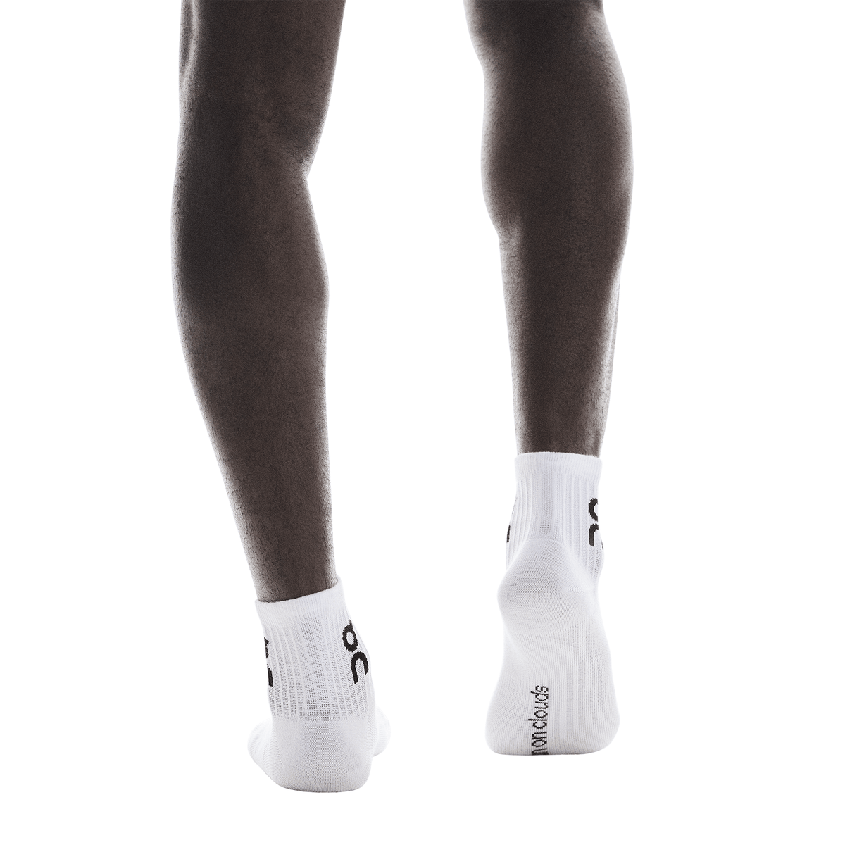 On Logo Sock Mid 3P 'White'
