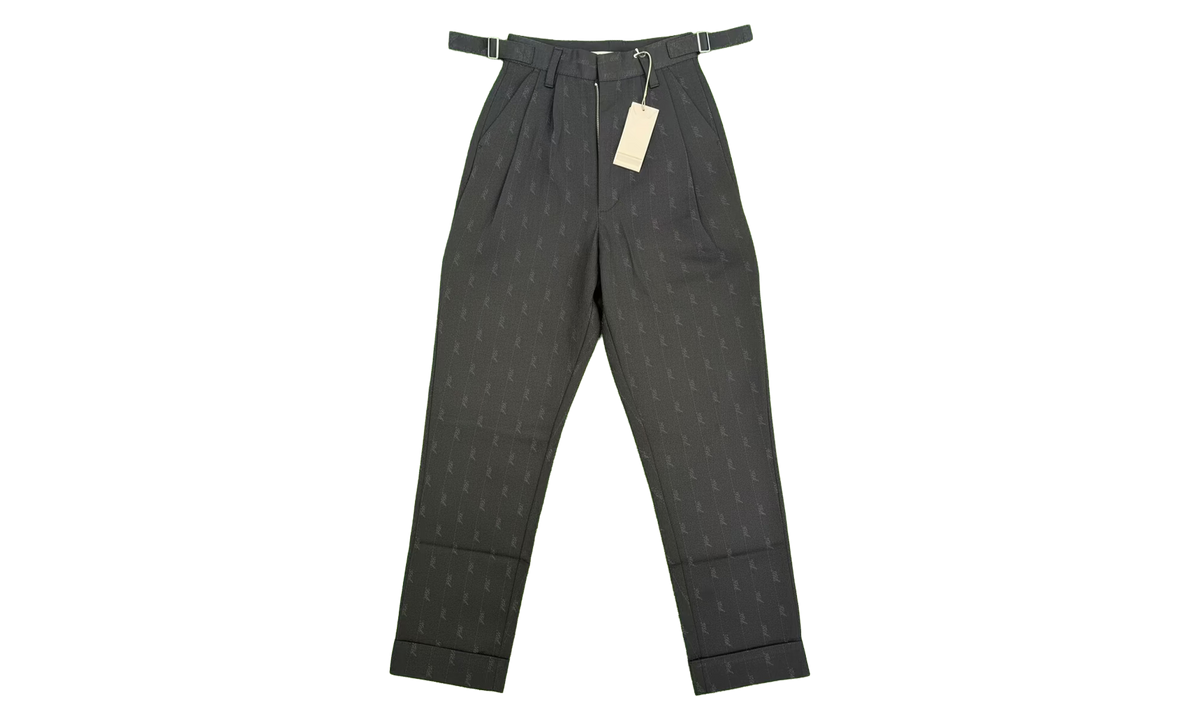Kith Aidan Pinstripe Logo Suiting Trouser WMNS "Black" KHW060236 001