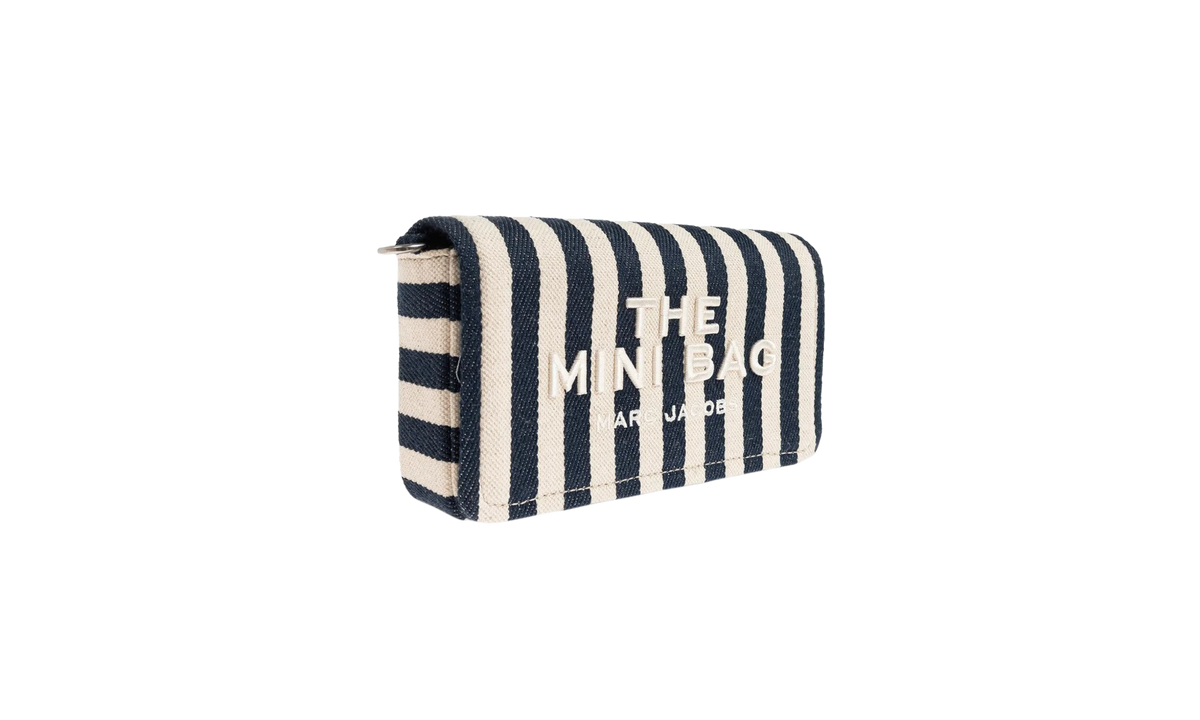 Marc Jacobs Stripe Canvas The Items Slg Mini Bag "Blue Sea Multicolor" 2S6SMN016S02 455