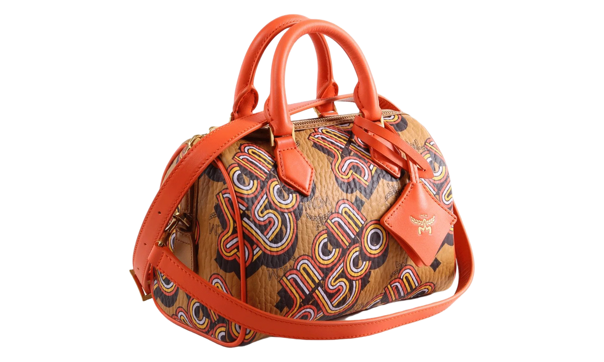 Mcm Ella VI Boston Small Bags "Cognac" MWBGAEA01 COGNAC