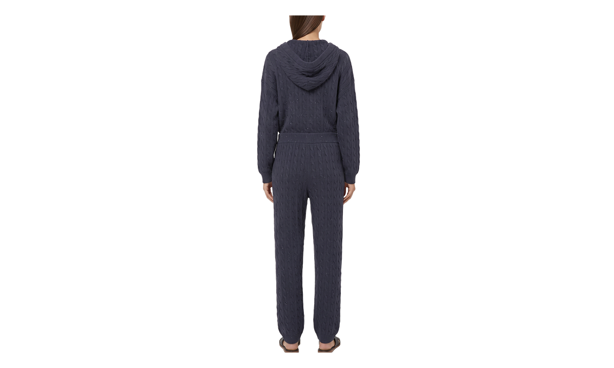 Brunello Cucinelli Cable Knit Trousers WMNS "Night Sky" BRUN1314