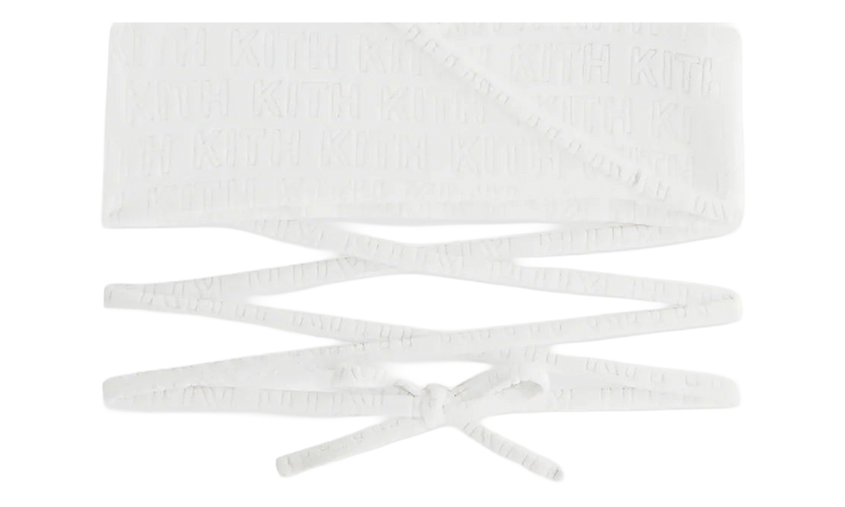 Kith Talia II Monogram Towel Tie Top WMNS "White" KHW070095-101