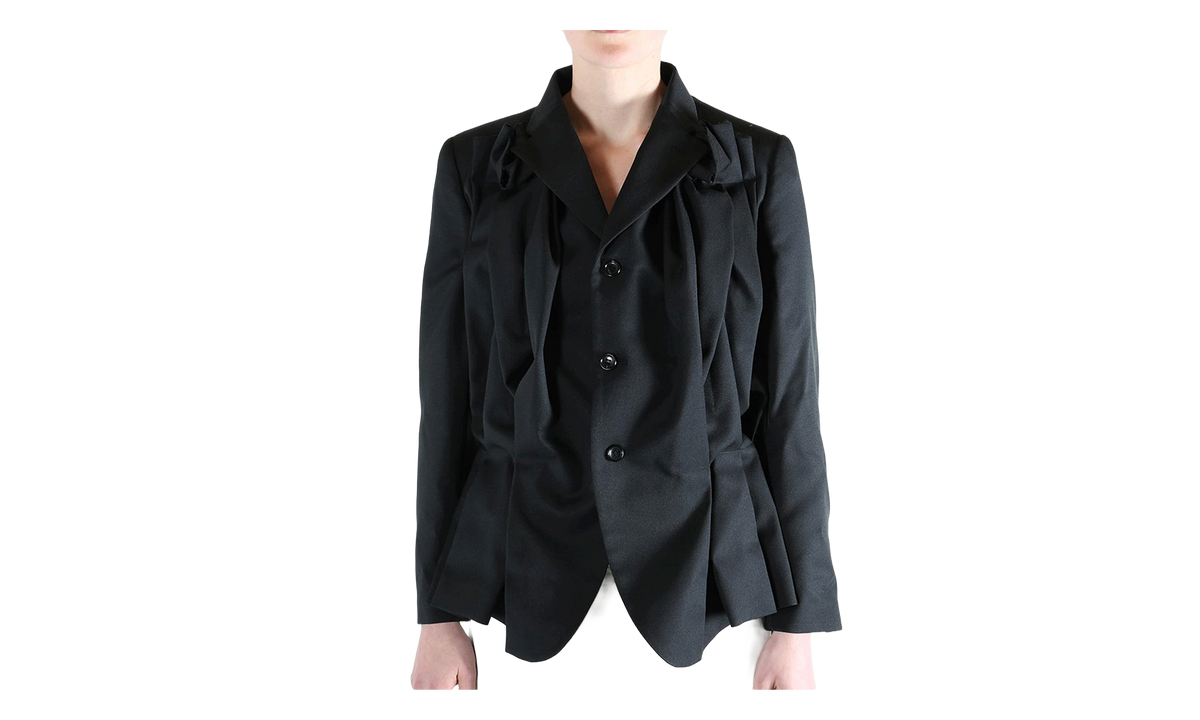 Comme des Garcons Relaxed Hem Jacket WMNS "Black" GQ J014 051 BLACK