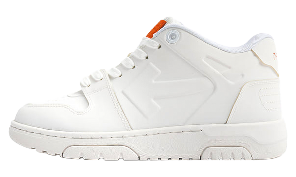 OFF-WHITE Out Of Office Molded Sneakers "White / Orange" M189S6M001 0120