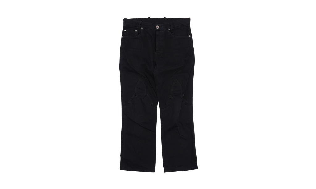 Chrome Hearts Fleur Knee Jeans "Black" CHRM0285