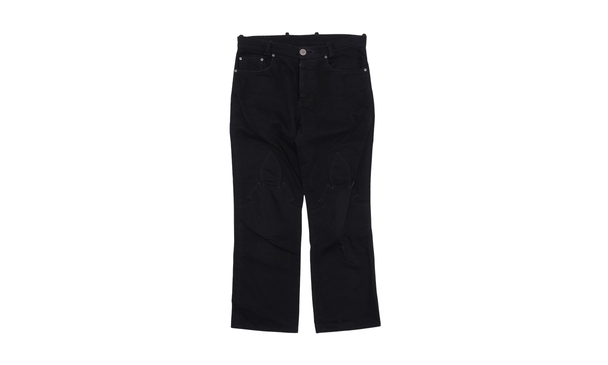 Chrome Hearts Fleur Knee Jeans "Black" CHRM0285
