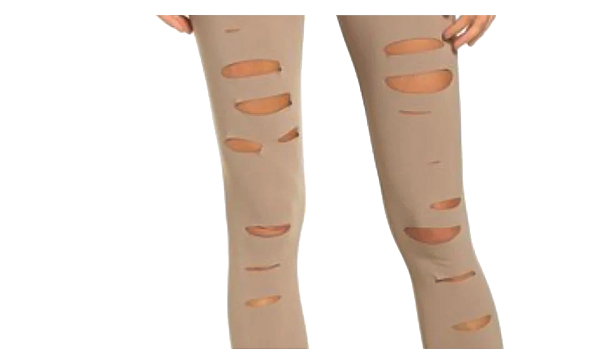 High-Waist Ripped Warrior Legging WMNS "Gravel" ALO10